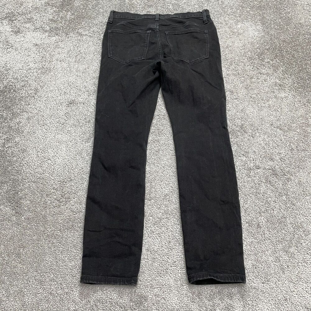 J.Crew High Rise Skinny Denim Jeans Womens 28 L27 Black Dark Wash Stretch Casual - Picture 2 of 10
